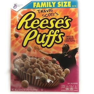 Travis Scott's Limited Reese's Puffs Family Size